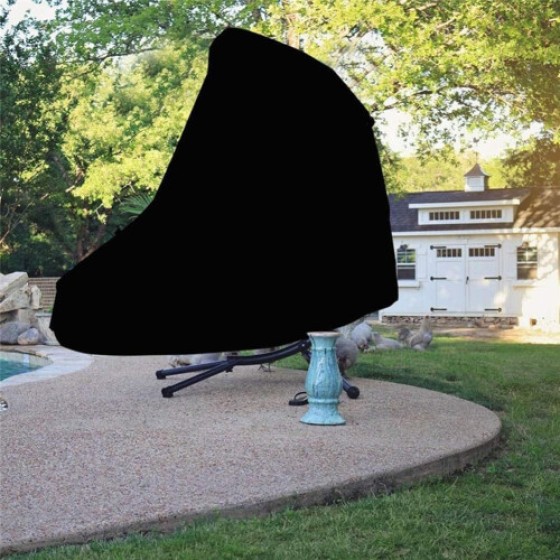 Penutup untuk kursi santai, 210D, tahan air, tahan debu, untuk penggunaan luar ruangan, teras, taman, 185 x 116 x 198 cm